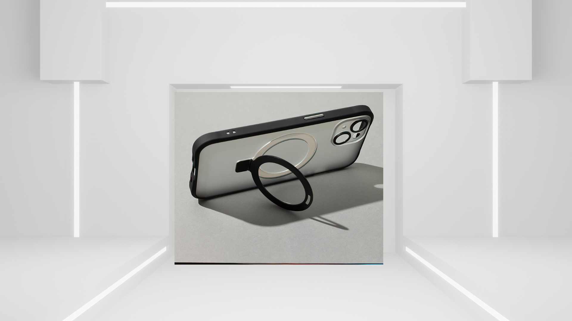 Husa Max Ring Iphone 15 Pro - Negru Soft - 3 | YEO